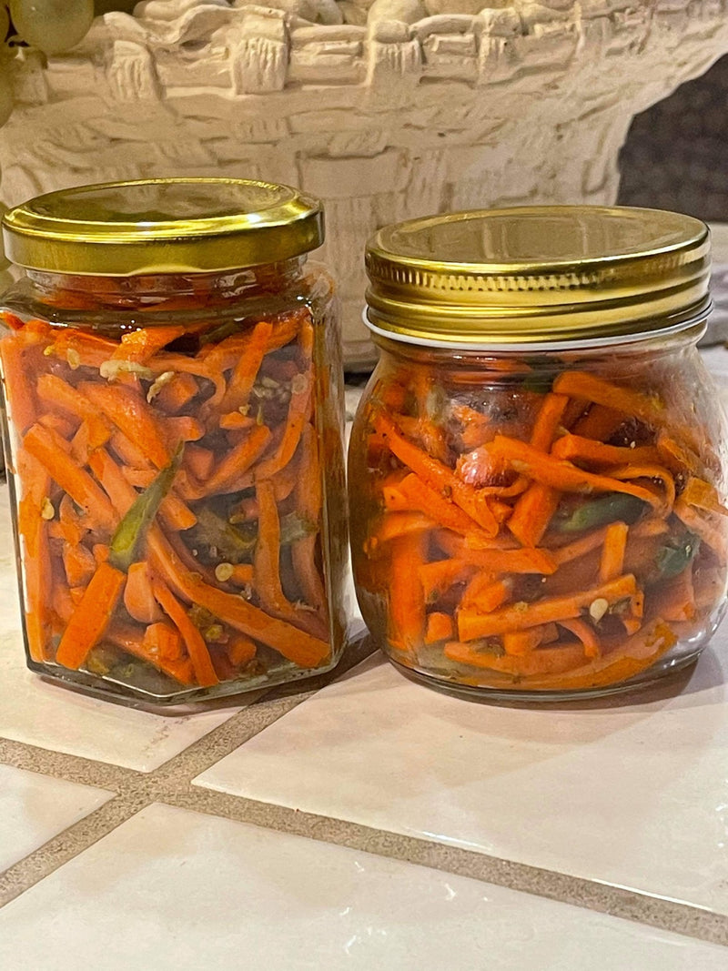 Moms Achar -Carrot Jalapeño Mixed With Pachranga
