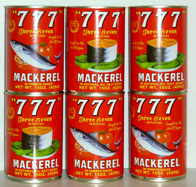 777 Mackerel in Natural Oil (Pack of 2)