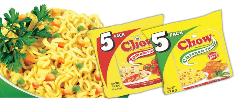 FMF Fiji Noodles Chow (Chicken, Tomoato or Masala Flavor) Pack of 5