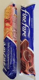 Fine Fare Strawberry Flavor Cream Biscuits Pack of 2