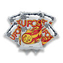 Fiji UFO'S - Burger Flavored Snacks (5 Pkt X 100g) So Tasty & Crispy Snacks.