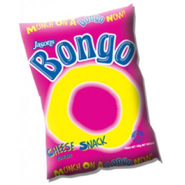 Bongo Pack Bongo Cheese Flavor (small pack 28 grams) Pack of 9