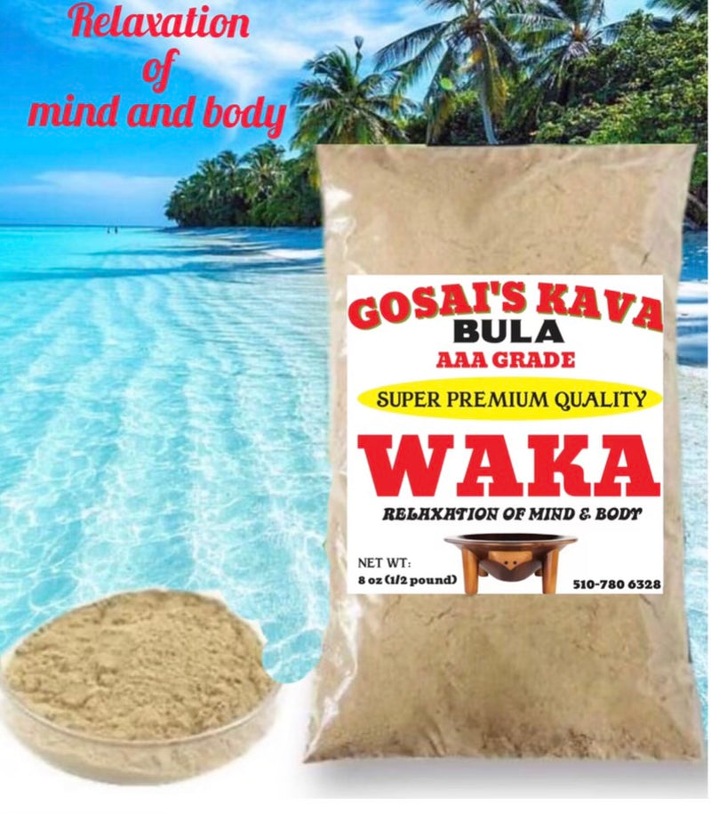 Waka from Gosai’s Kava. Top quality